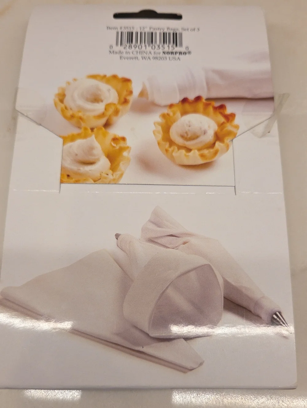 🚦3for$15🚦Reusable Pastry Bags - White (Set of 3)